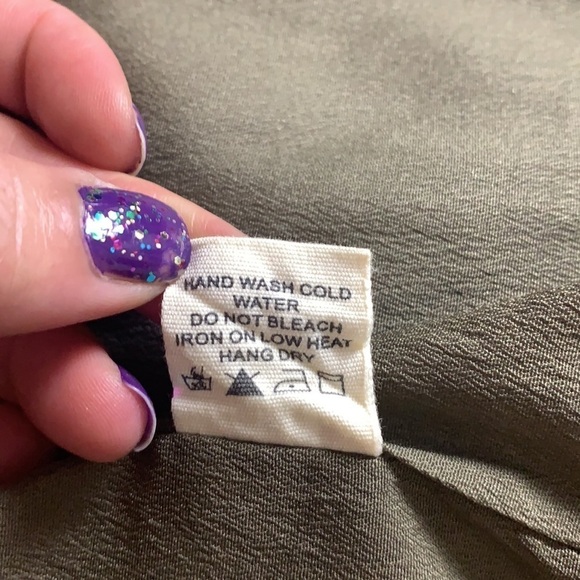 COCO $ Yves Green Deep Dive Chiffon Cut Out Romper Size S - Picture 16 of 16